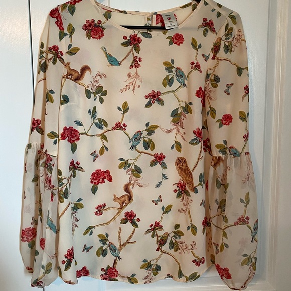 LC Lauren Conrad Snow White Collection Blouse - Picture 1 of 1